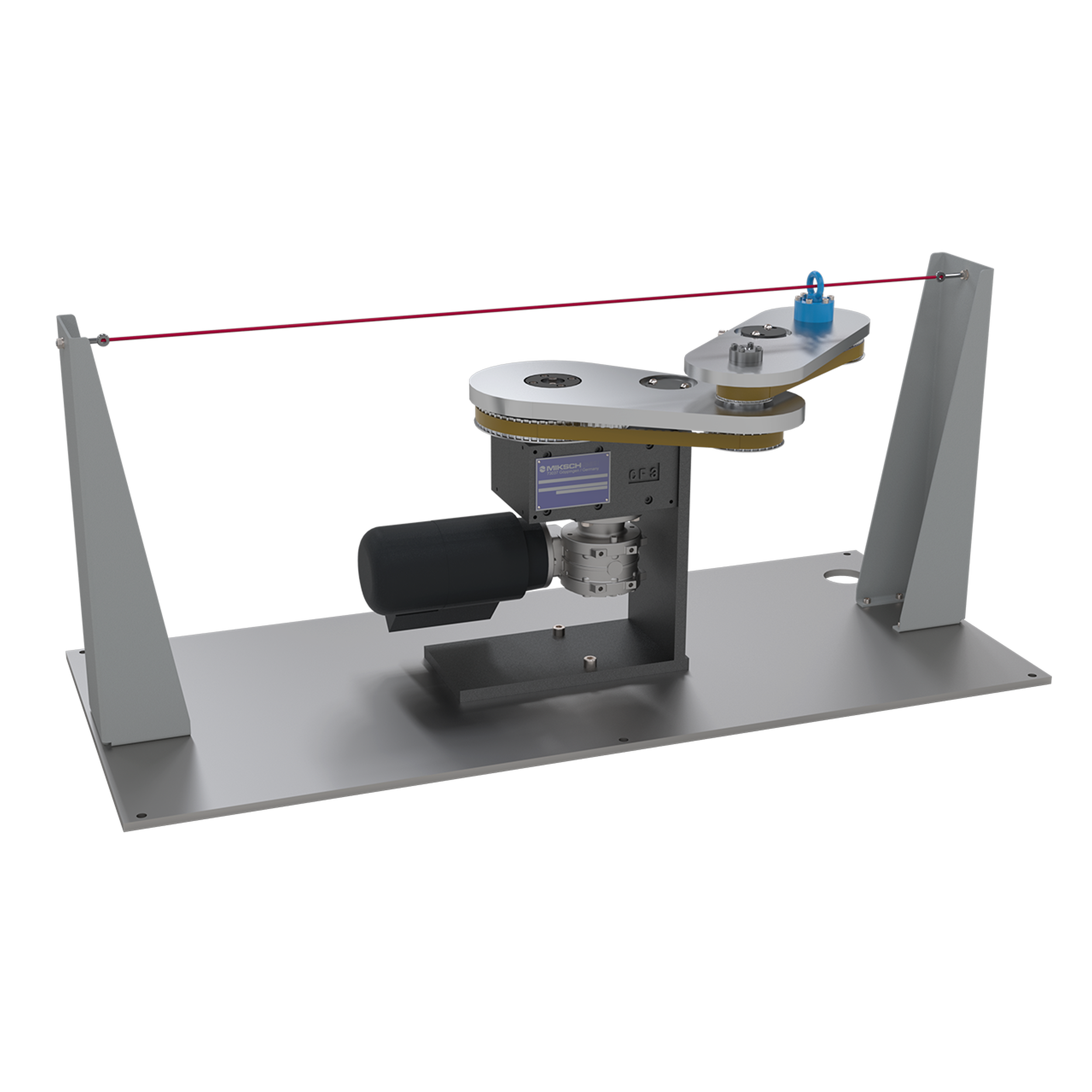 Cam gear with linear guide